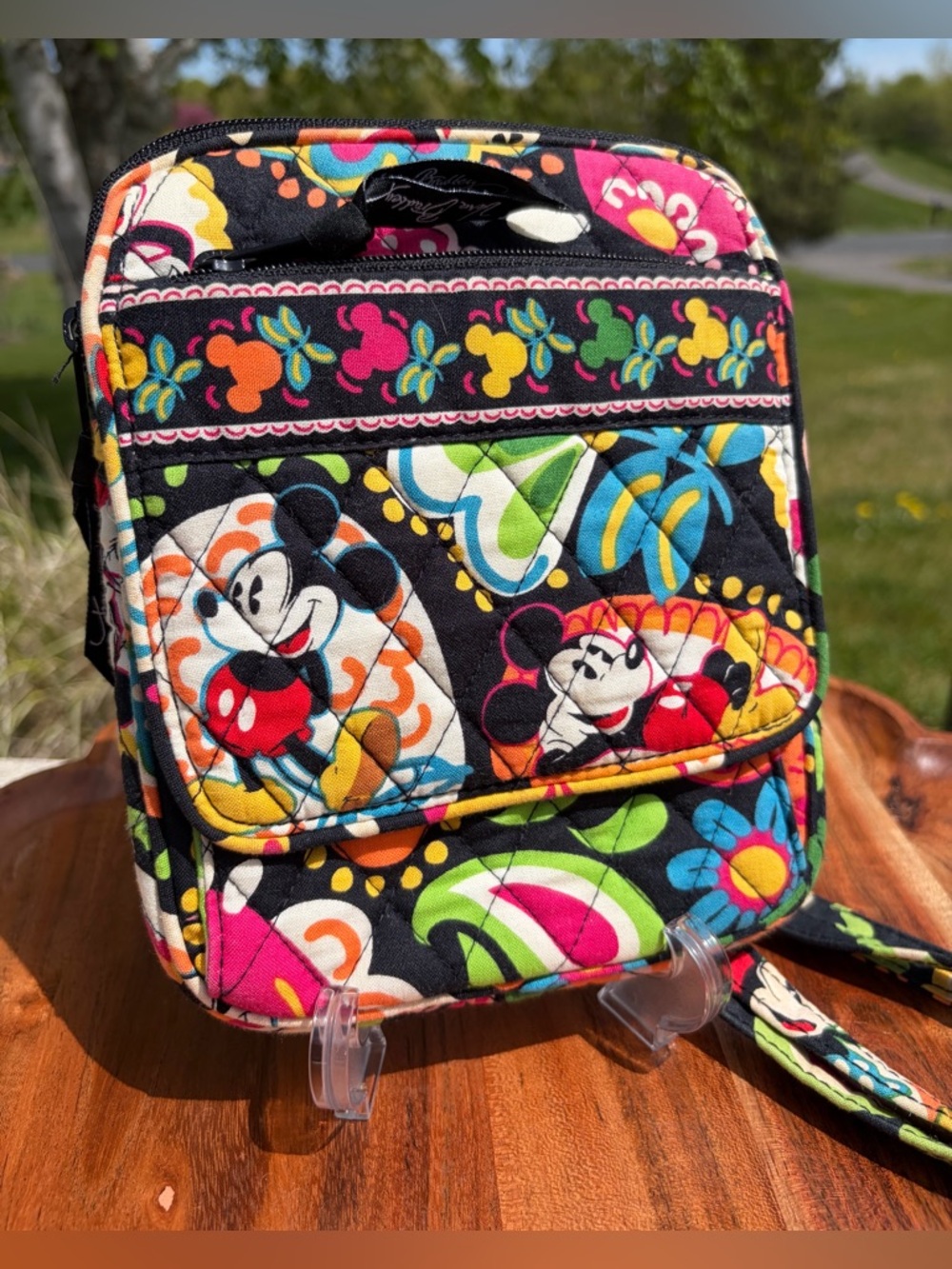 Disney Parks Vera Bradley Mini Hipster Crossbody “Midnight with Mickey” Like New